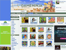 Tablet Screenshot of gameninja.com